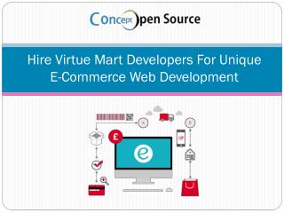 Hire Virtue Mart Developers For Unique E-Commerce Web Development