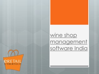 Wine shop management software india