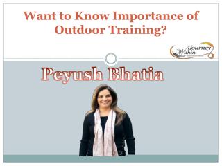 Importance of Outdoor Training in Gurgaon