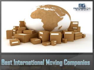 Best International Moving Companies