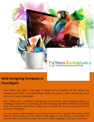 Web Designing Company in Chandigarh