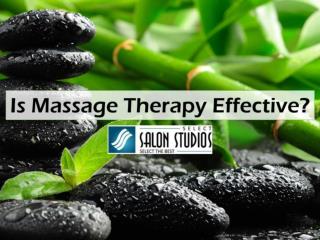 Is Massage Therapy Effective?