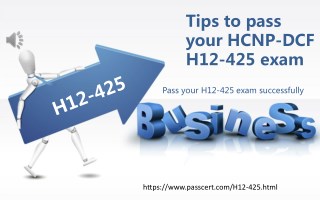 H12-425 HCNP-DCF-BFDO dumps
