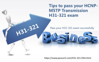 H31-321 HCNP-MSTP Transmission dumps