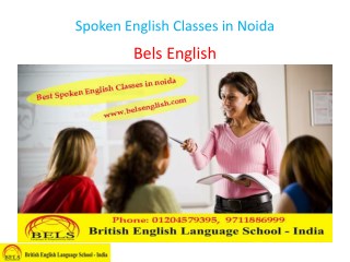 Spoken English Classes in Noida