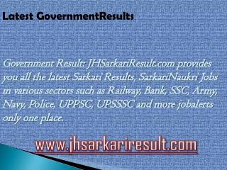 Latest GovernmentResults