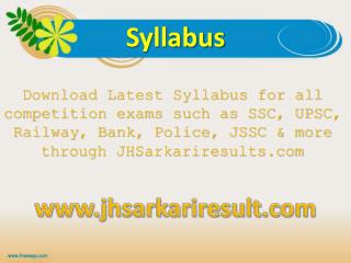 Syllabus