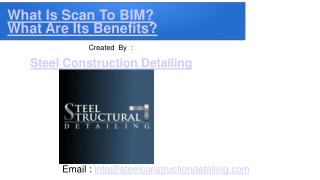 laser scan to BIM technology - Steel Construction Detailing Pvt.LTD.ppt