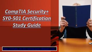 SY0-501 Real Exam Questions - Free SY0-501 Dumps PDF