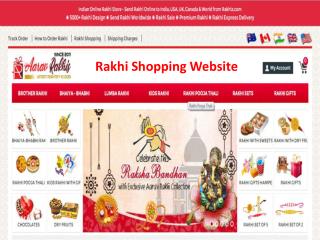 How to order on Aarav Rakhis