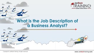 What is the Job Description of a Business Analyst?
