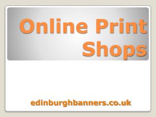 Online Print Shop - edinburghbanners.co.uk