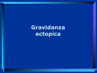 Gravidanza ectopica