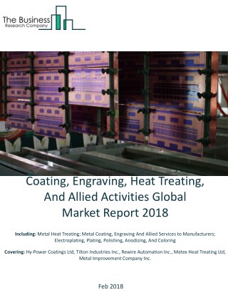 Ppt Coating Engraving Heat Treating And Allied Activities