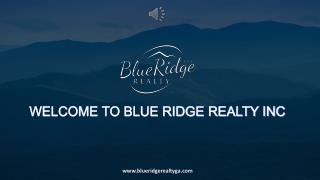 Buy Real Estate In The Blue Ridge