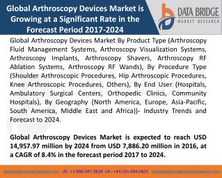 Global Arthroscopy Devices Market â€“ Industry Trends And Forecast To 2024