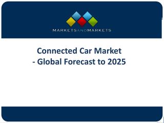 Increasing Global Demand Connected Car Market