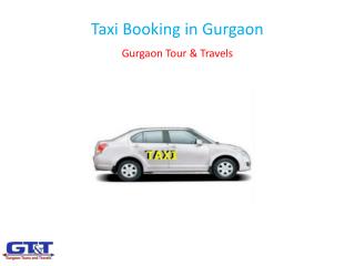 Taxi Booking in Gurgaon