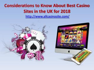Considerations to Know About Best Casino Sites in the UK for 2018