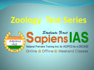 UPSC ZOOLOGY TEST SERIES