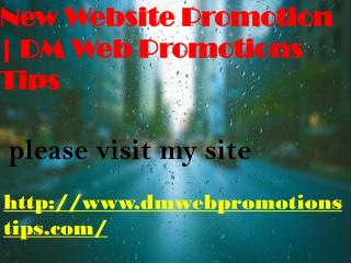 New Website Promotion 2018