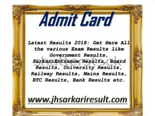 Admit Card