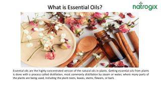 Essential oils | Natrogix