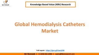Hemodialysis Catheters Market Size to reach $943 million by 2024