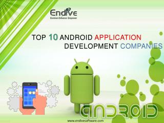 Top Android App Development Company in the USA