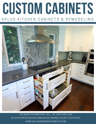 Custom Cabinets Remodeling Orange County