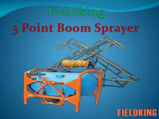 Tractor Mounted Boom Sprayer - Fieldking