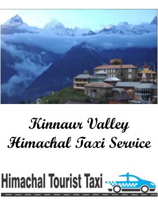 Kinnaur Valley Himachal Taxi Service