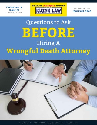 Questions to Ask Before Hiring a Wrongful Death Attorney