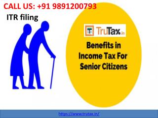 Where you can file your ITR filing form? 91 9891200793