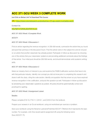 ACC 371 GCU WEEK 3 COMPLETE WORK
