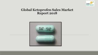 Global Ketoprofen Sales Market Report 2018