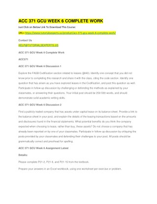ACC 371 GCU WEEK 6 COMPLETE WORK