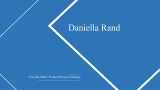 Daniella Rand - Personal Trainer From San Francisco, California