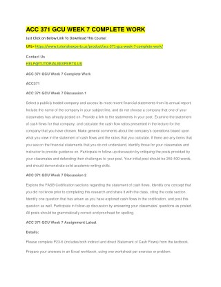 ACC 371 GCU WEEK 7 COMPLETE WORK