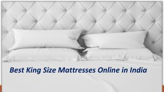Best King Size Mattresses Online in India