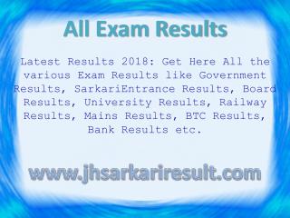 all exam result