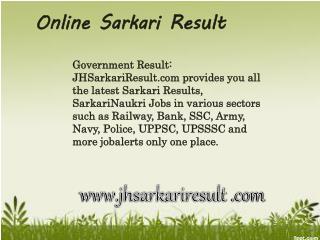 Online Sarkari Result