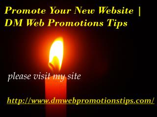 Promote Your New Website 2018