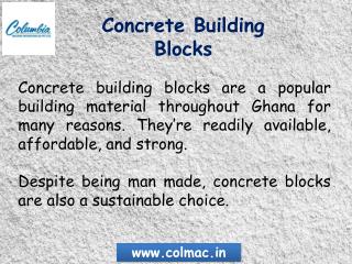 Benefits Of Concrete Building Blocks