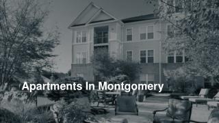 Find Your Next Apartments In Montgomery