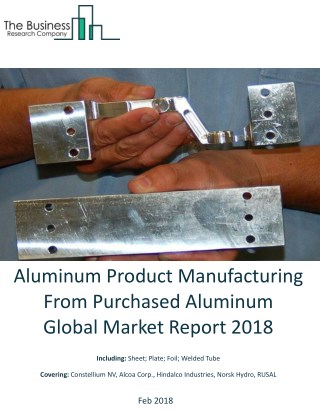 Aluminum Product Manufacturing From Purchased Aluminum Global Market Report 2018