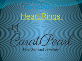 Heart Ring Diamond, Heart Shaped Rings Online India - carat pearl