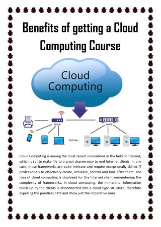 Benefits of Getting a Cloud Computing Course