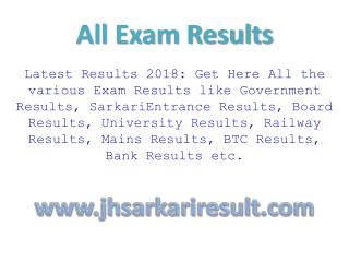 All Exam Results