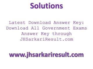 Solutions